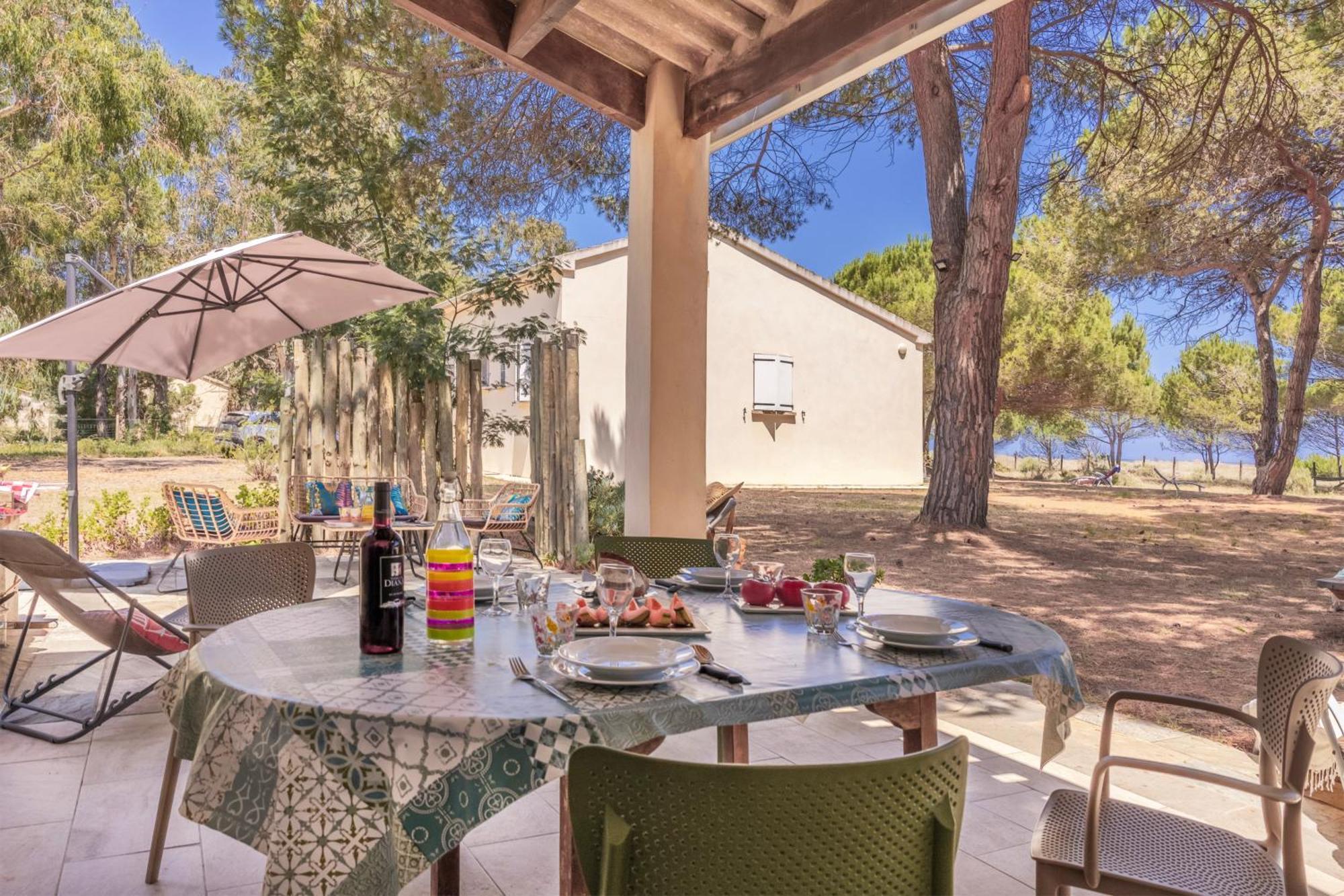 Pinarellu Maisons Bord De Mer- Marine De Sorbo - Gites 3 Epis מראה חיצוני תמונה
