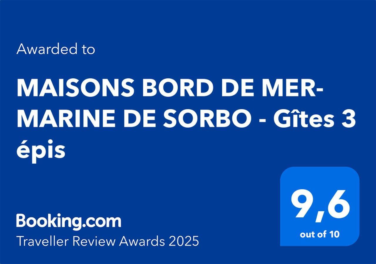 Pinarellu Maisons Bord De Mer- Marine De Sorbo - Gites 3 Epis מראה חיצוני תמונה